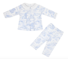 Toile De Jouy Blue 2pc Set