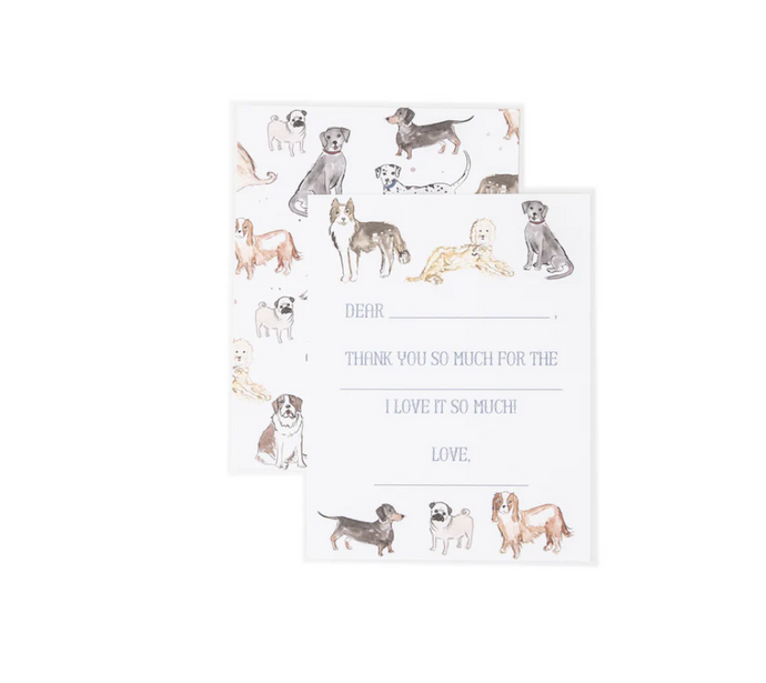 Puppy Dog Children's Thank You Notecards