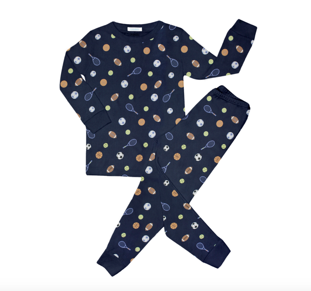 All Star Sports Navy 2pc Pajama