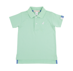 Prim and Proper Polo SS- Grace Bay Green/Worth Avenue White/Sunrise Blvd Blue