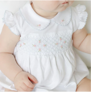 Charlotte's Classics Smocked Collared Flutters Dress Set