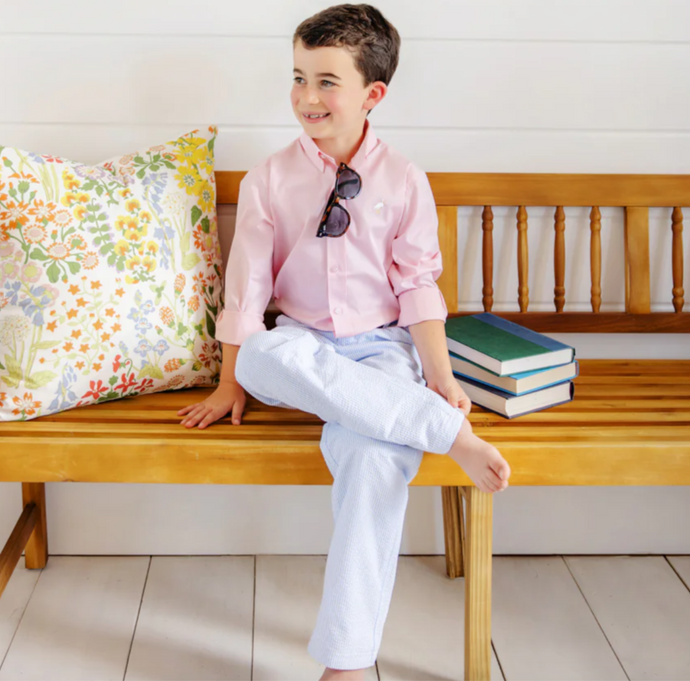 Prep School Pant- Breakers Blue Seersucker