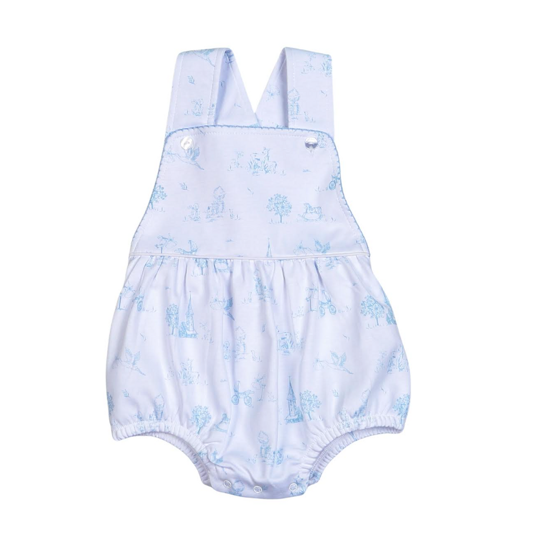 Blue Baby Toile Pima Sun Bubble