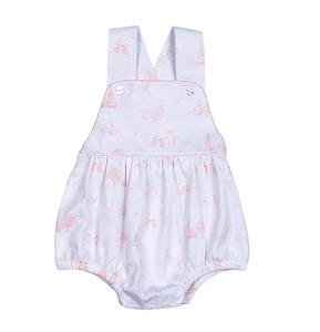 Pink Baby Toile Pima Sun Bubble