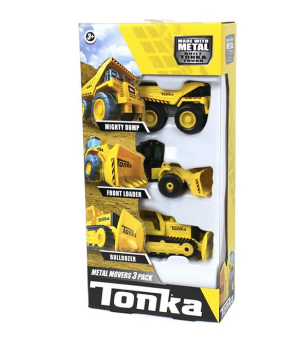 Tonka Metal Movers- 3 Pack
