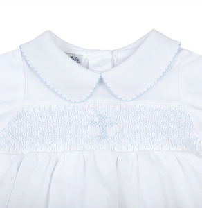 Blessed Fall 24 Smocked Boy Gown