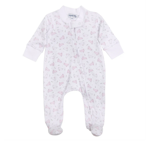 Bunny Hop Zipper Footie