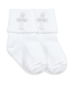 Cotton Christening Sock