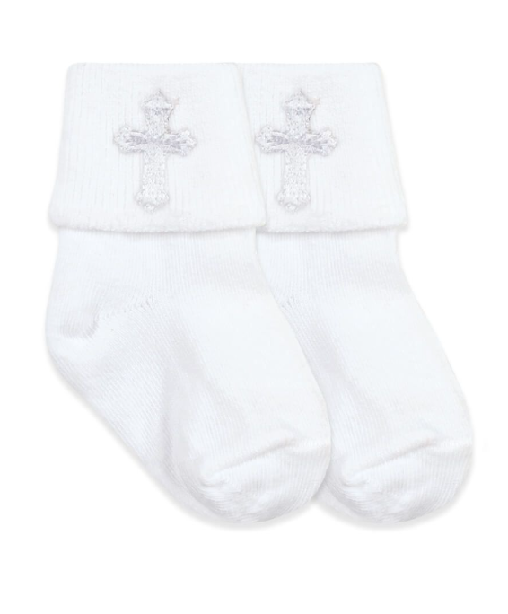 Cotton Christening Sock