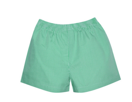 Kelly Green Gingham Bennett Short