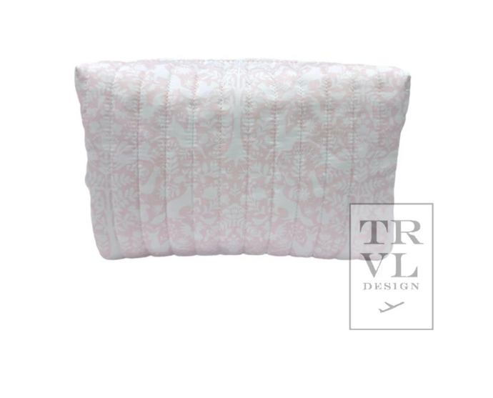 Quilted Everyday Bag in Woodland Pink
