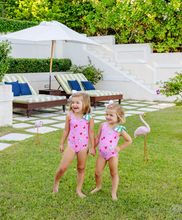 Brookhaven Bow Suit- Bow and Berry (Hamptons Hot Pink/Kiawah Kelly Green Stripe)