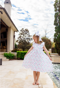 Pink Paradise Muslin Dress