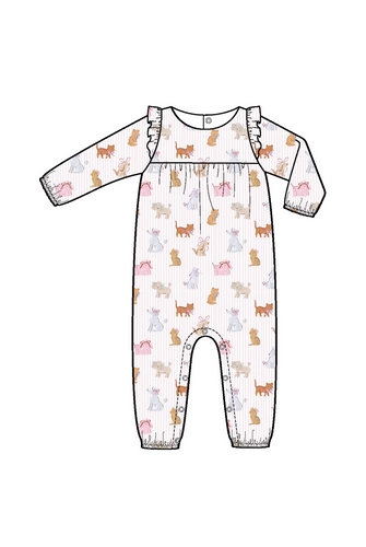 Fancy Pets - Ruffle Sleeve Romper