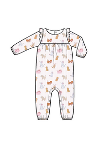 Fancy Pets - Ruffle Sleeve Romper
