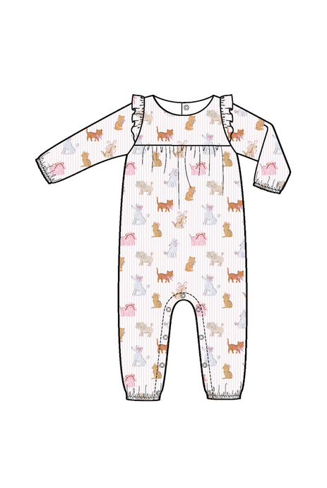 Fancy Pets - Ruffle Sleeve Romper