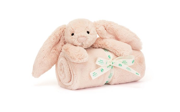Bashful Blush Bunny Blankie