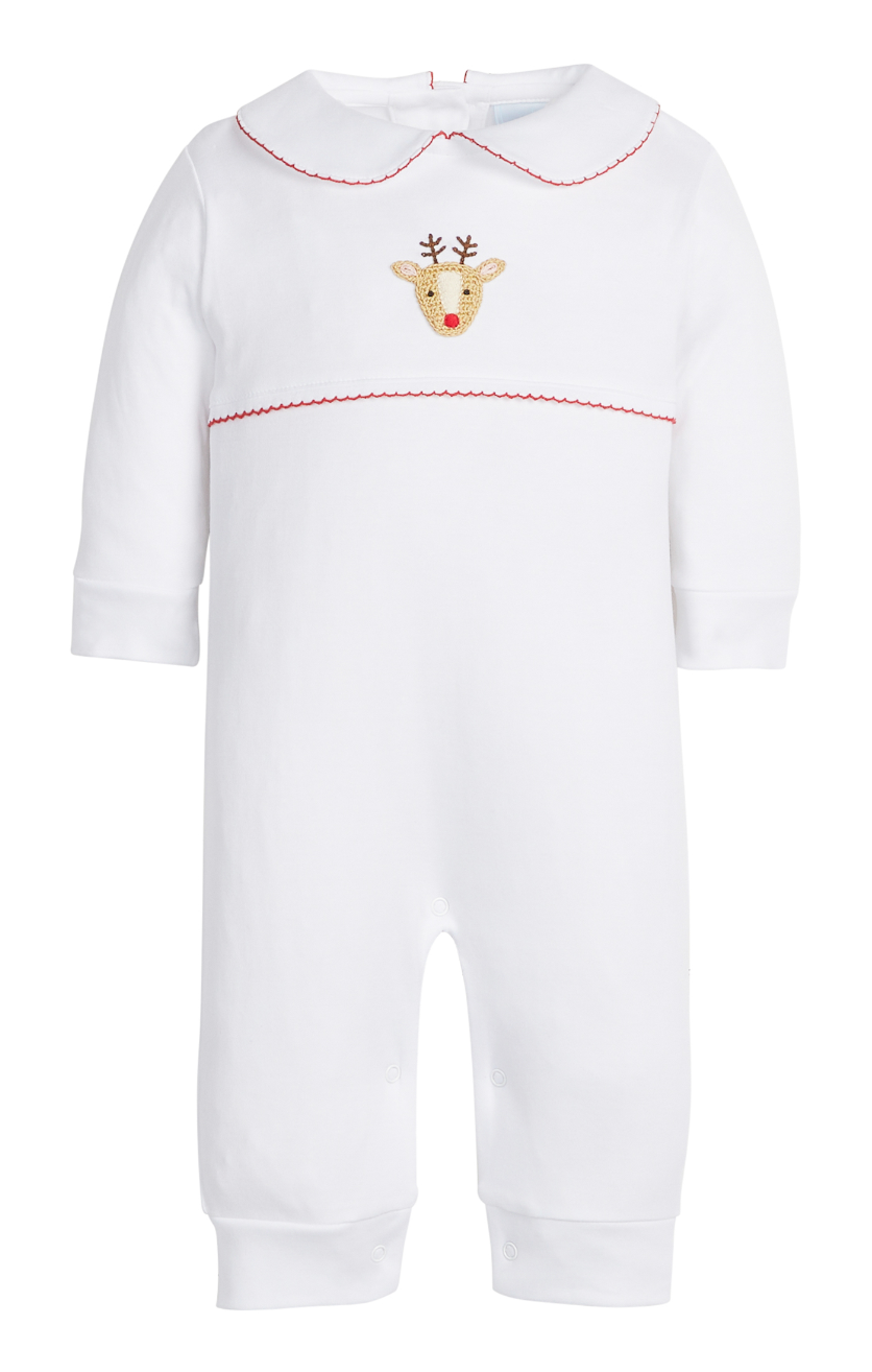 Reindeer Crochet Playsuit