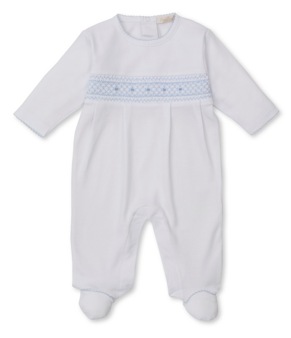 Footie with Hand Smocking