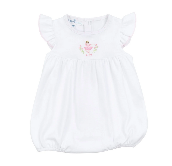 Twinkle Toes Embroidered Flutters Bubble