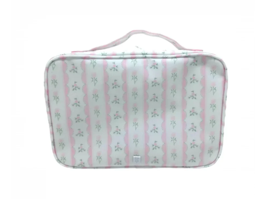 Hanging Toiletry Bag in Ribbon Floral