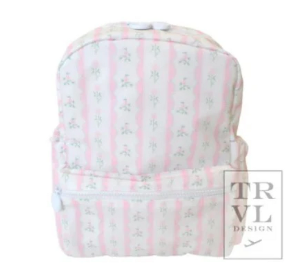 Mini Backer in Ribbon Floral Pink
