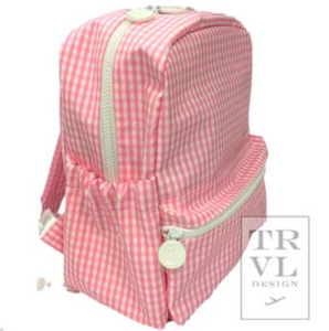 Mini Backer in Gingham Pink