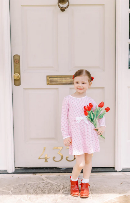Waist Dress - Red Dot