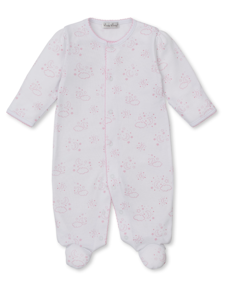 Pink Cheerful Goodnight Footie