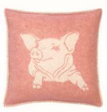 Piglet Pink Pure Wool Pillow Cover
