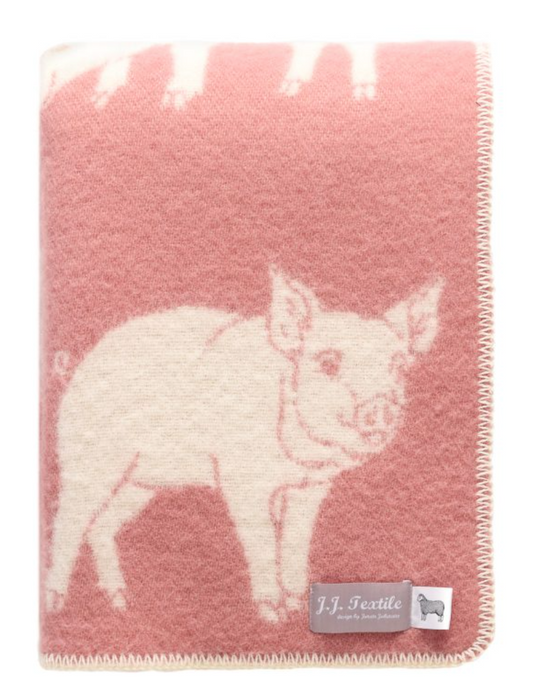 Piglet Wool Blanket