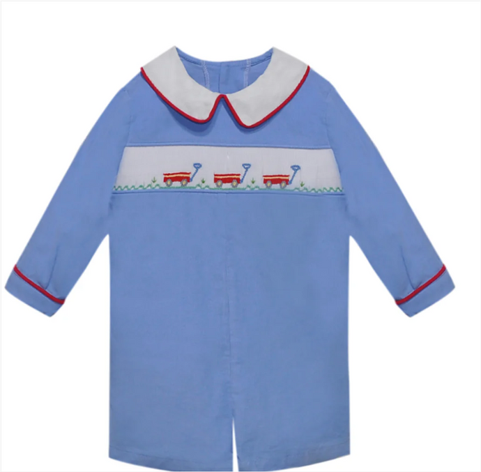 Wagon Williams Boy Romper- Rickshaw