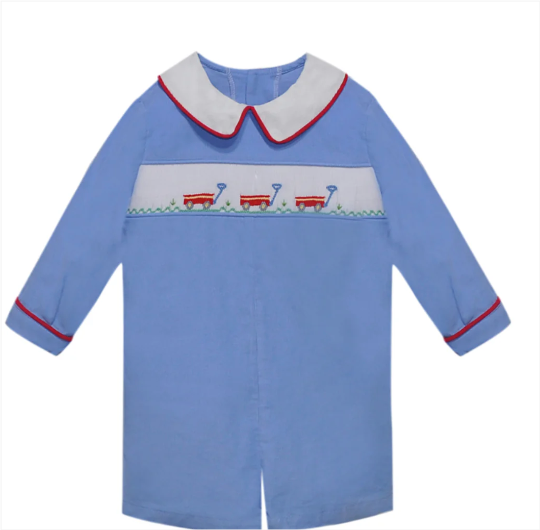 Wagon Williams Boy Romper- Rickshaw