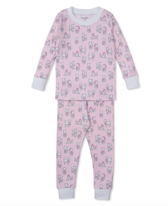 Pack of Pups Pajama Set - Pink