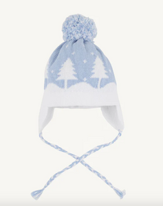 Parrish Pom Pom Hat in Beale Street Blue