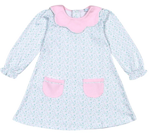Nicolle Scallop Pima Dress