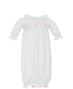 White Knit Girls Gown