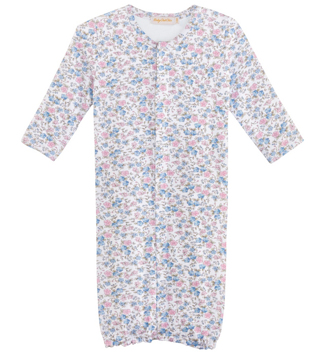 Tiny Baby Floral Converter Gown