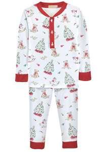 Holiday Time- Boy Printed PJ Set