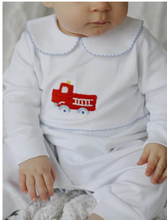 Crochet Playsuit - Fire Truck