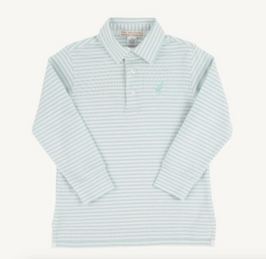 Prim And Proper Polo Long Sleeve in Greenwich
