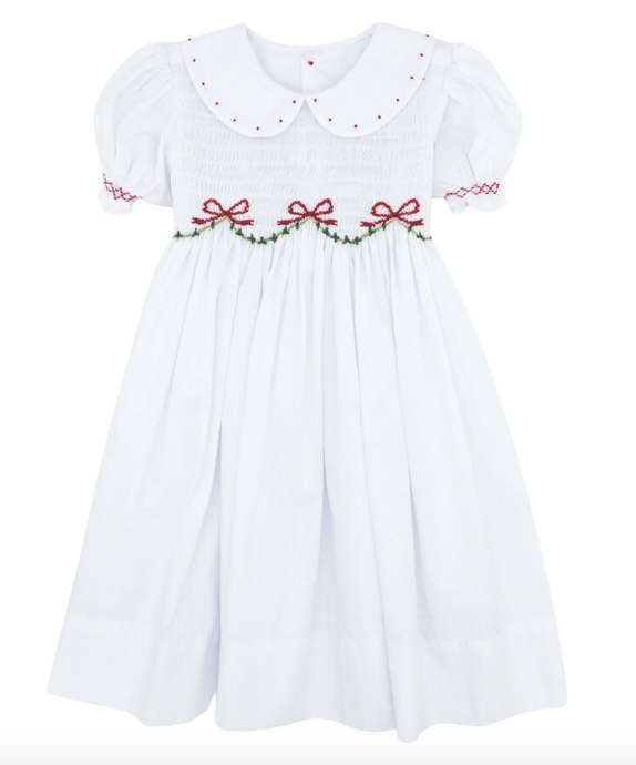 Cate Dress- Christmas Ribbons