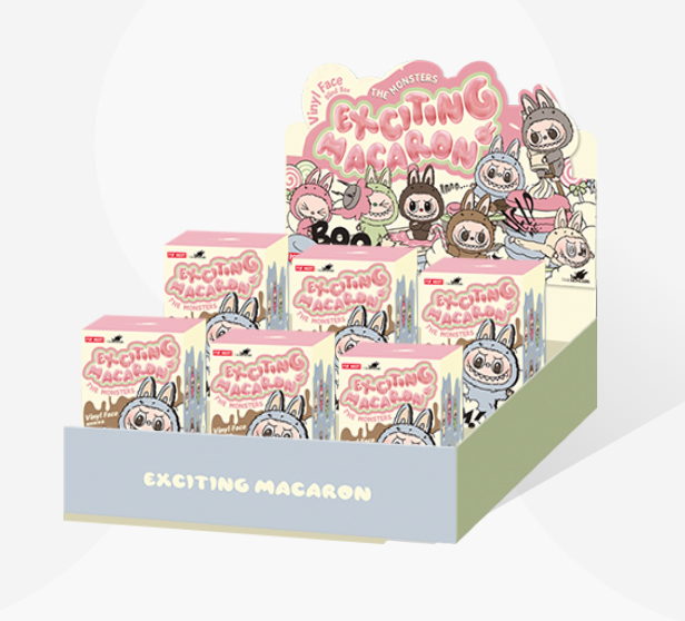 Exciting Macaron Blind Box - Authentic Labubu!