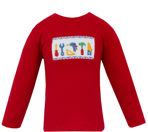 Tools - Red Knit Boy's T-Shirt L/S
