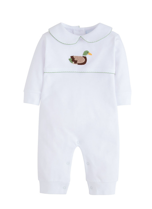 Crochet Playsuit - Mallard
