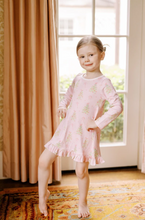 Pink Tinsel LS Girl Dress