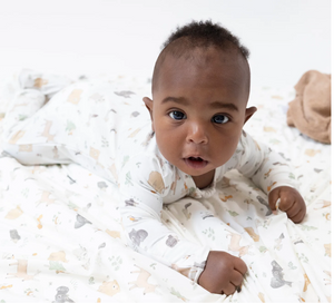 Woodland Babies- 2 Way Zipper Footie