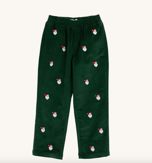 Critter Sheffield Corduroy Pants - in Grier Green/Nantucket Navy/Santa