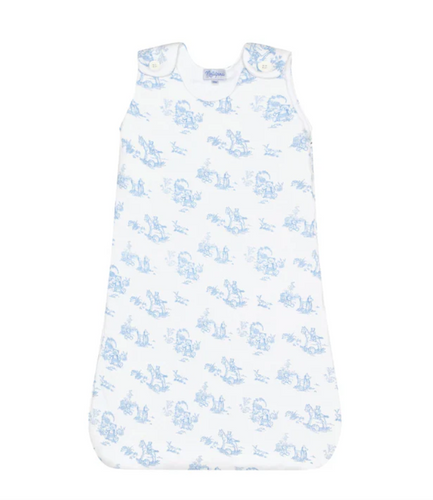 Blue Toile Winter Sack