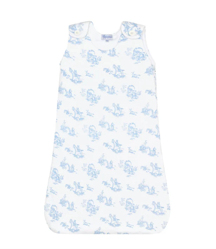 Blue Toile Winter Sack